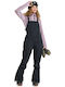 Roxy Rideout Snow ERJTP03290-KVJ0 Women's Dungarees for Ski & Snowboard Black