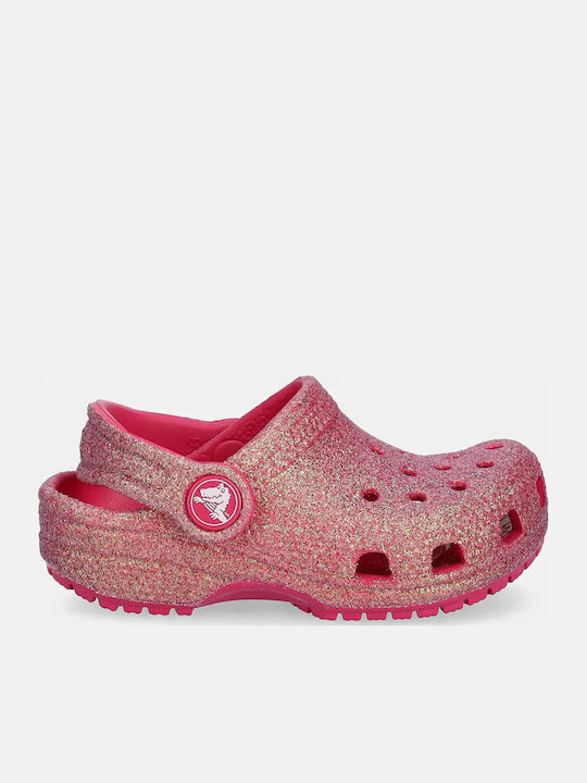 Crocs Glitter Glitter Παιδικά Ανατομικά Σαμπό Θ...