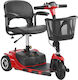 Vevor Scaun cu Rotile Scooter Pliabil CXZDZXCHS3L2EEAFH001V2 Roșu