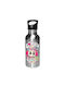 Labubu Kinder Trinkflasche 600ml Silber