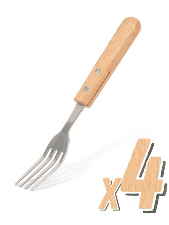 Alista Home Set de Furculițe Alimente De lemn Gri 19cm 4buc