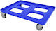 Green City International Platform Trolley for Weight Load up to 400kg Blue