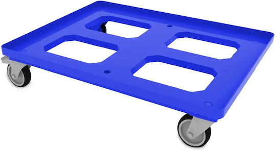 Green City International Platform Trolley for Weight Load up to 400kg Blue