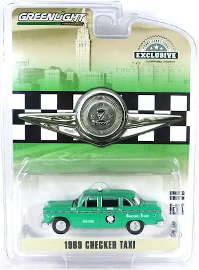 Macheta Auto Checker Motors Marathon A11 Staten 1969 Grün 1:64 Greenlight