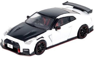 Macheta Mașină Nissan GT-R R35 Nismo Alb Scara 1:64 Inno64