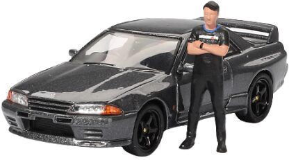 Machetă Mașină Nissan Skyline GT-R R32 Nismo Nismo Gunmetal Tsugio Matsuda 1992 Scara 1:64 Mini GT MGT00869-R