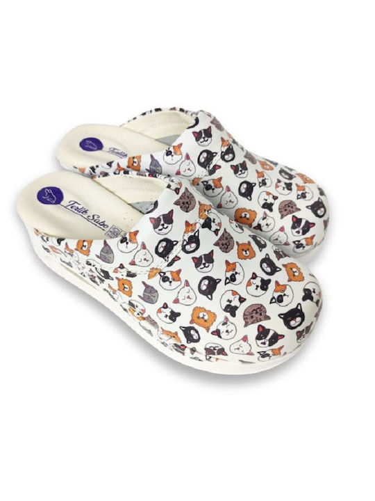 TerlikSabo Air Max Δερμάτινα Ανατομικά Σαμπό Cute Dogs