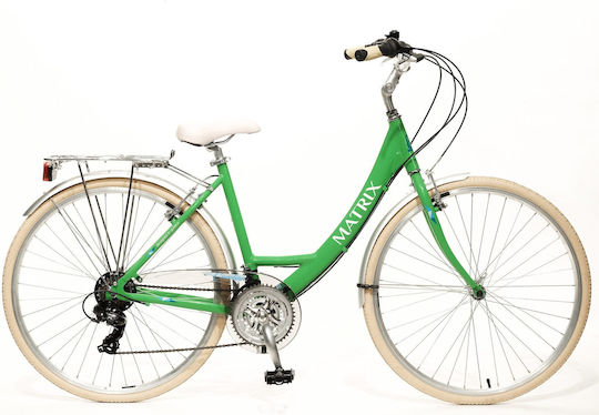 Matrix 28" Grün Fahrrad Stadt mit Gängen