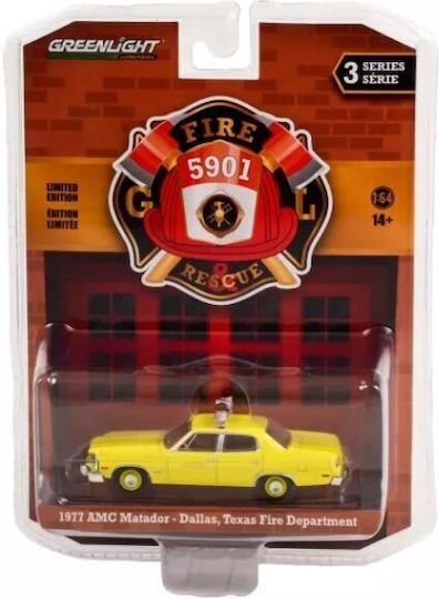 Macheta Auto Amc Matador 1977 Dallas Fire & Rescue Series 3 1:64 Greenlight