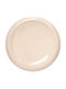 GTSA Teller Untiefe aus Porzellan Beige mit Durchmesser 27cm