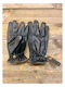 13 1/2 Magazine Loud Ride Winter Men's Motorcycle Gloves Leather Black