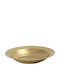 Espiel Snow Plate Pasta Gold with Diameter 27.5cm