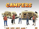 Set 5 Figurine Campers 1:18 American Diorama