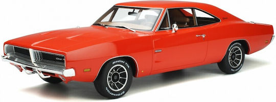 Macheta Auto Dodge Charger Hemir Orange 1969 Orange 1:12 Otto Models G060