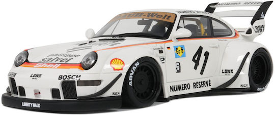 Machetă Mașină Porsche Rwb Bodykit Kato-san Alb 1:18 Gt Spirit Gt451