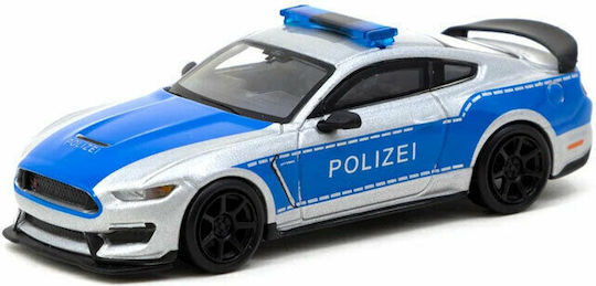 Machetă Mașină Ford Mustang Shelby GT350R Poliția Germană 1:64 Tarmac Works