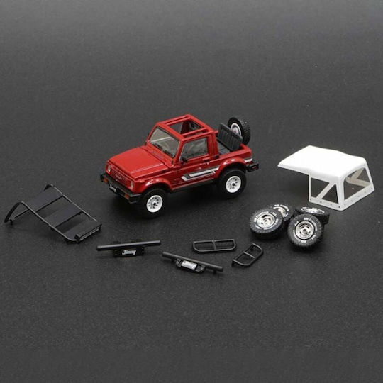 Macheta Auto Suzuki Jimny Sj413 Rosu 1:64 Bm Creations Bmc166