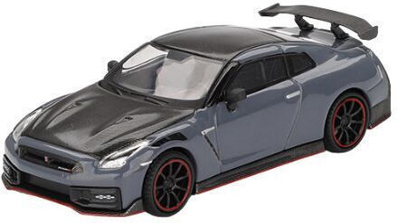 Machetă Mașină Nissan GT-R Nismo 2024 Nismo Stealth Gri Scara 1:64 Mini GT MGT00868-L