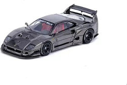 Modellauto Ferrari Llbwk F40 Chrom Schwarz 1:64 Inno64