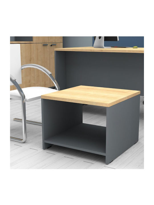 Rectangular Side Table Venturo Wooden Anthracit...