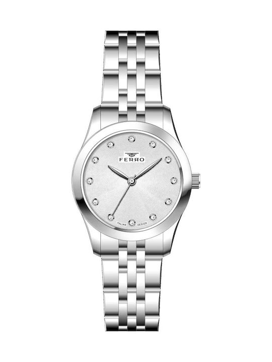 Ferro Women's Watch with Silver Metal Bracelet
