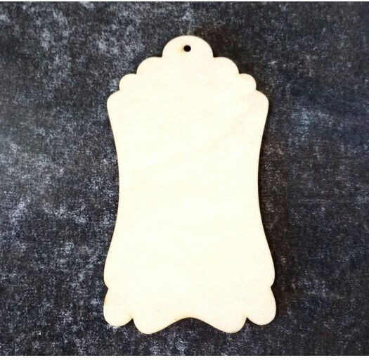 Holzhandwerksdekoration Vintage 19x10,5x0,4cm