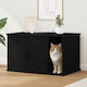 Vidaxl Cat House Black 85 x 55 x 50 cm Processe...
