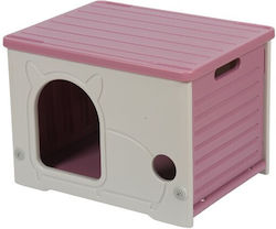 Vesta Σπιτάκι Σκύλου Πλαστικό Ροζ 54x41.3x38.5cm Vesta Σπιτάκι Σκύλου Πλαστικό Ροζ 54x41.3x38.5cm