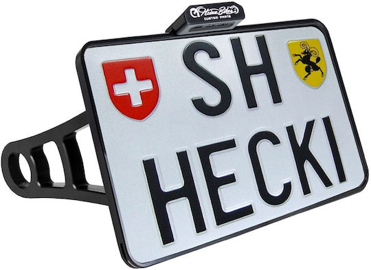 Heinz Bikes Motorrad-Kennzeichenhalter Und -Rahmen Led Rücklicht Slip-in Hbskz-fx-ch Transparentes Kristall 1 Stück