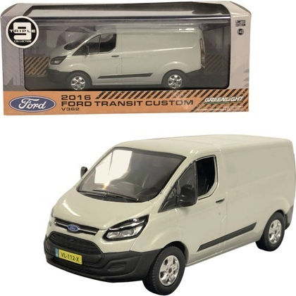 Macheta Auto Ford Transit Custom V362 2016 Silver 1:43 Greenlight