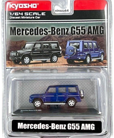 Macheta Auto Mercedes Benz Amg G55 Albastru 1:64 Kyosho