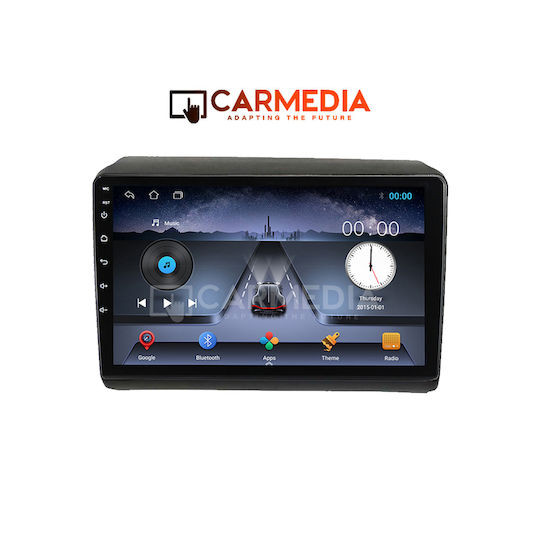 Carmedia Car Audio System for Peugeot Boxer Fiat Ducato Citroen Jumper 2006-2011 (Bluetooth/USB/WiFi/GPS/Apple-Carplay/Android-Auto) with Touch Screen 9"