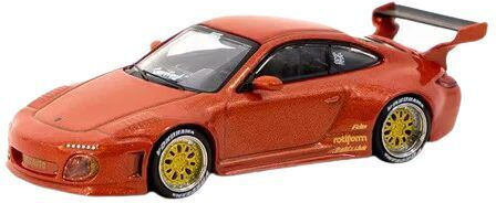 Macheta Auto Porsche 911 997 Old Rosu Tarmac Works 1:64