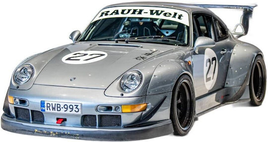 Machetă Mașină Porsche Rwb Yuiitsumuni Silver 2024 1:18 Gt Spirit Gt Gt522
