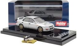 Machetă Mașină Subaru Impreza Wrx Gc8 1992 Argintie Scara 1:64 Machetă Mașină Subaru Impreza Wrx Gc8 1992 Argintie Scara 1:64