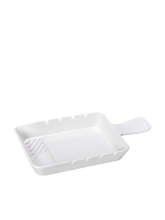 Espiel Πλαστική Ορντεβιέρα 4 Θέσεων Λευκή Ø31.7cm