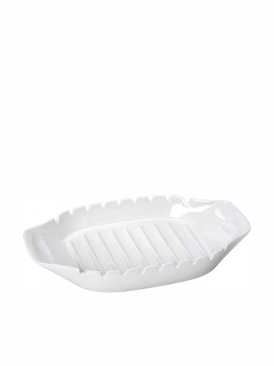 Espiel Plastic Dessert Divided Serving Plate with 9 Positions White Ø32.4cm