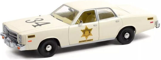 Machetă Mașină Plymouth Fury Riverton Sheriff #34 1977 1:18 Greenlight