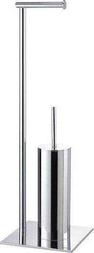 Vinci Metallic Toilet Brush Silver