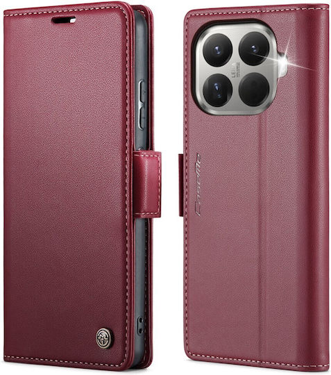 Caseme 023 Luminus Wallet Μπορντό (Xiaomi 15T Pro)