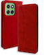 Bodycell Book Synthetic Leather / Leather Red (Motorola Edge 60, 60 Pro, 60 Fusion 5G)