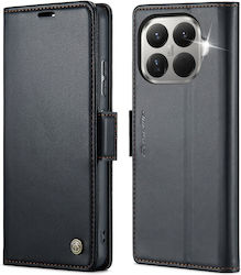 Caseme 023 Luminus Wallet Negru (Xiaomi 15T Pro)