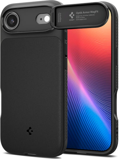Spigen Optik Umschlag Rückseite Kunststoff / Silikon Schwarz (iPhone Air)