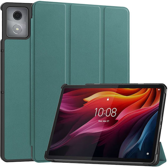 Tri-fold Βάση Στήριξης Flip Cover Πράσινη (Lenovo Tab K11 Plus)