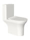 Gloria Dorina Floor-Standing Toilet Rimless with Soft Close Cover White