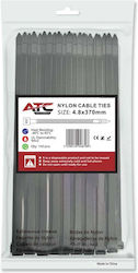 ATC Δεματικά Καλωδίων Πλαστικά 370mmx4.8mm σε Μαύρο χρώμα (100τμχ) (20.007.0030) ATC Δεματικά Καλωδίων Πλαστικά 370mmx4.8mm σε Μαύρο χρώμα (100τμχ) (20.007.0030)