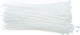 Cablexpert Δεματικά Καλωδίων Πλαστικά 300mmx4.8mm σε Λευκό χρώμα (100τμχ)