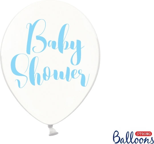 Σετ 5 Μπαλόνια Γράμματα Latex Διάφανα Baby 30εκ.