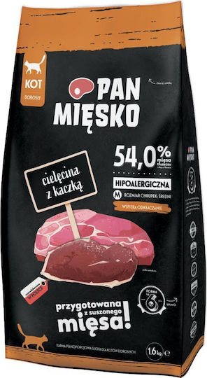 Pan Miesko 1.6kg Dry Food for Dogs with Calf and Duck