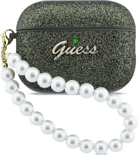 Guess Hülle Kunststoff in Khaki Farbe für Apple AirPods Pro 3